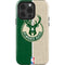 NBA Milwaukee Bucks Split Canvas iPhone 15 Pro Impact Case